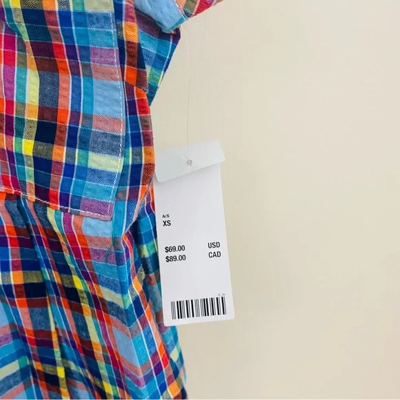 NWT Urban Outfitters Zoey Workwear Gingham Romper Jumpsuit Size XS - Picture 8 of 12